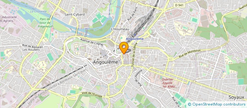 localisation de l'entreprise PIZZAFAMILY à ANGOULEME