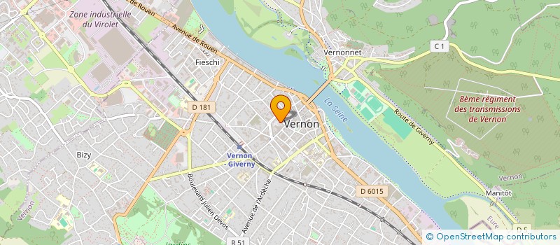 localisation de l'entreprise PIZZAFAMILY27  VERNON