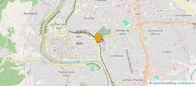 localisation de l'entreprise PIZZALES à ALES