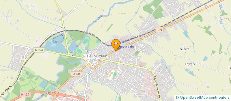 localisation de l'entreprise PIZZALEXANDRE à L'ISLE-JOURDAIN