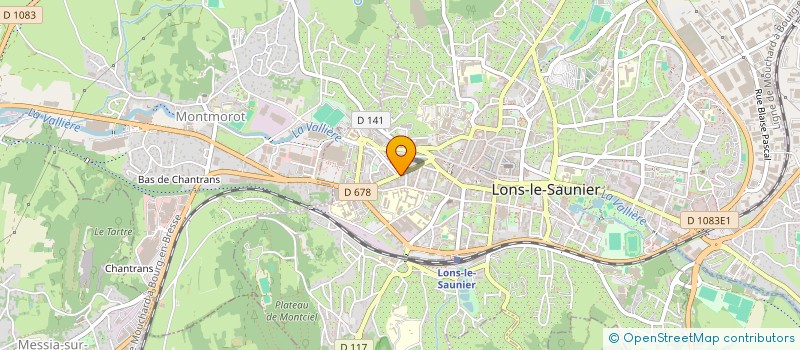 localisation de l'entreprise PIZZALINE à LONS-LE-SAUNIER