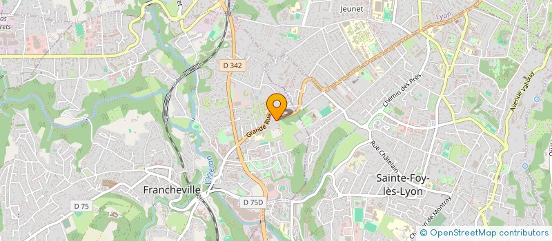 localisation de l'entreprise PIZZALYON4 à FRANCHEVILLE