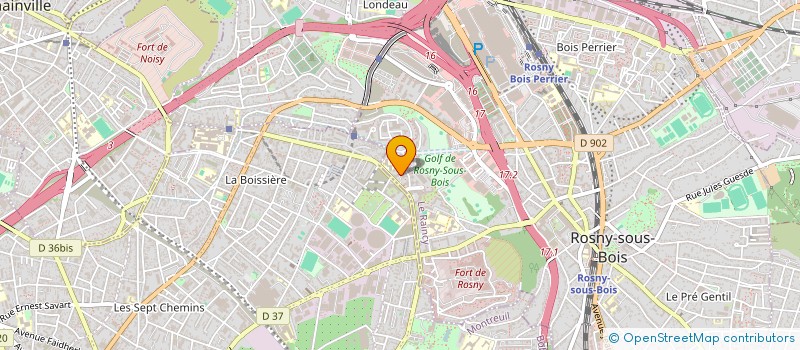 localisation de l'entreprise PIZZAMAN à ROSNY-SOUS-BOIS