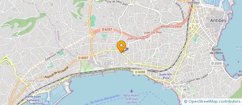 localisation de l'entreprise PIZZAMONA à ANTIBES