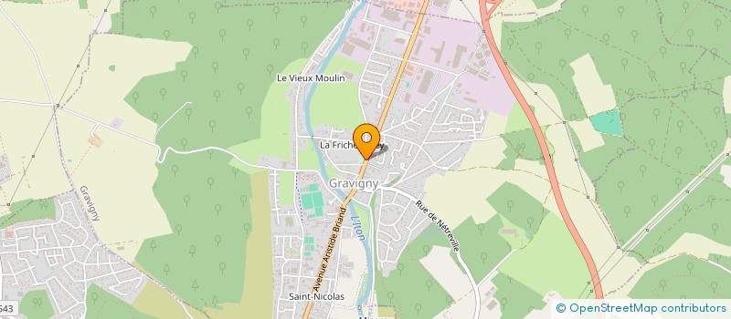 localisation de l'entreprise PIZZAS 3L à GRAVIGNY
