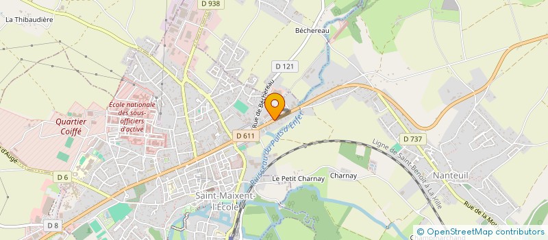 localisation de l'entreprise PIZZAS DU MONDE à SAINT-MAIXENT-L'ECOLE