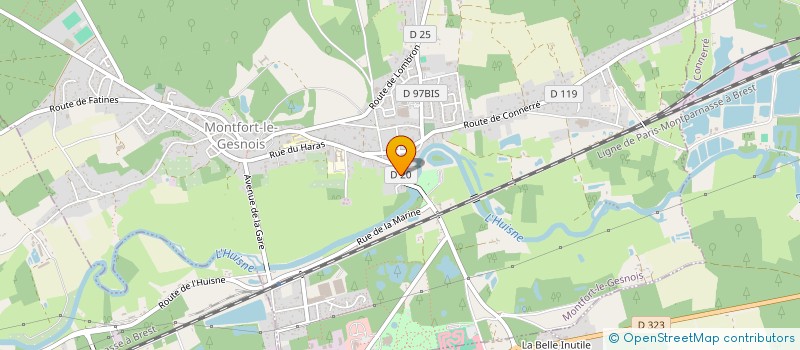 localisation de l'entreprise PIZZAS LEONE  MONTFORT-LE-GESNOIS