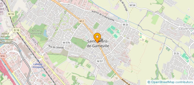 localisation de l'entreprise PIZZAS MASSIMA à SAINT-ORENS-DE-GAMEVILLE