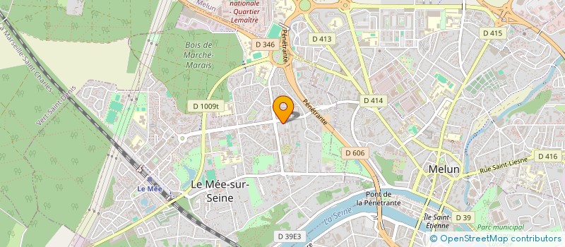 localisation de l'entreprise PIZZAS MINUT'S  LE MEE SUR SEINE