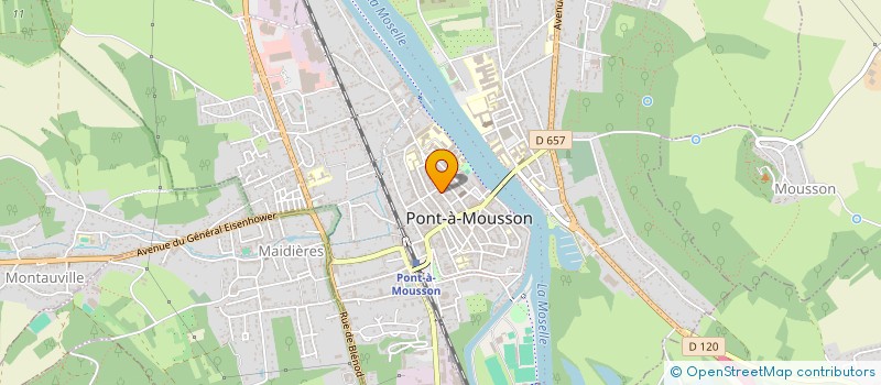 localisation de l'entreprise PIZZAS PAM à PONT A MOUSSON