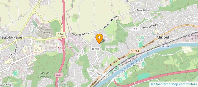 localisation de l'entreprise PIZZAS PICHON à NEYRON