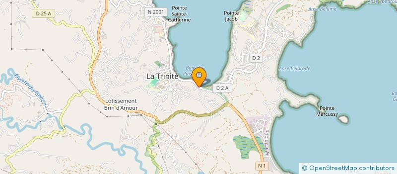 localisation de l'entreprise PIZZATLANTIQUE à TRINITE