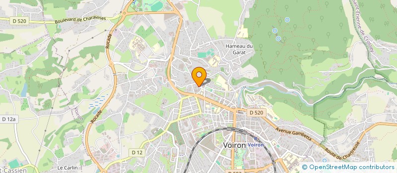 localisation de l'entreprise PIZZAYA  VOIRON