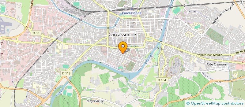 localisation de l'entreprise PIZZERIA 4 CHEMINS à CARCASSONNE