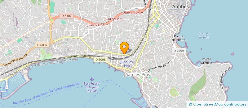 localisation de l'entreprise PIZZERIA ARAX à ANTIBES