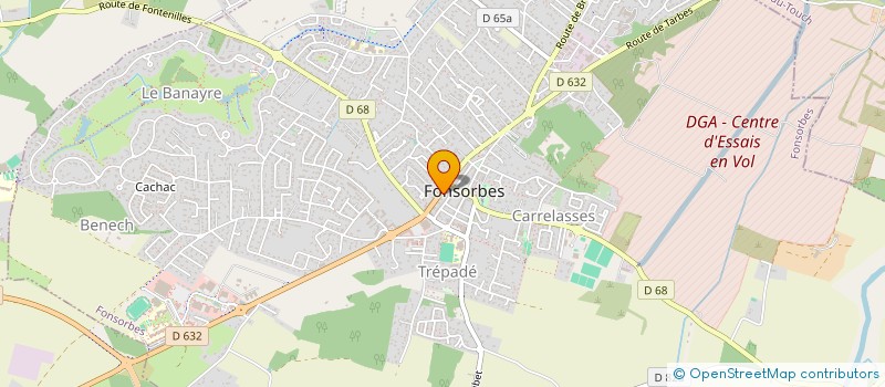 localisation de l'entreprise PIZZERIA BAIGUERA FONSORBES  FONSORBES