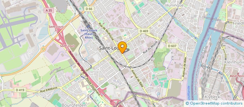 localisation de l'entreprise PIZZERIA BELLARIA à SAINT-LOUIS