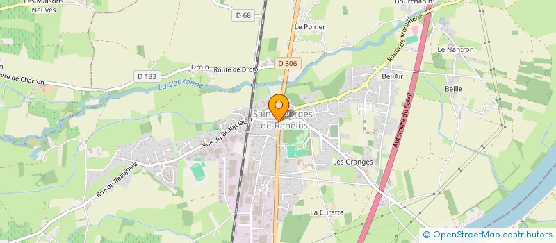 localisation de l'entreprise PIZZERIA CALABRESE  SAINT-GEORGES-DE-RENEINS