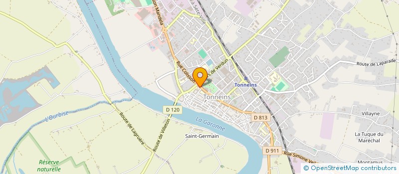 localisation de l'entreprise PIZZERIA CHEZ PINPIN  TONNEINS