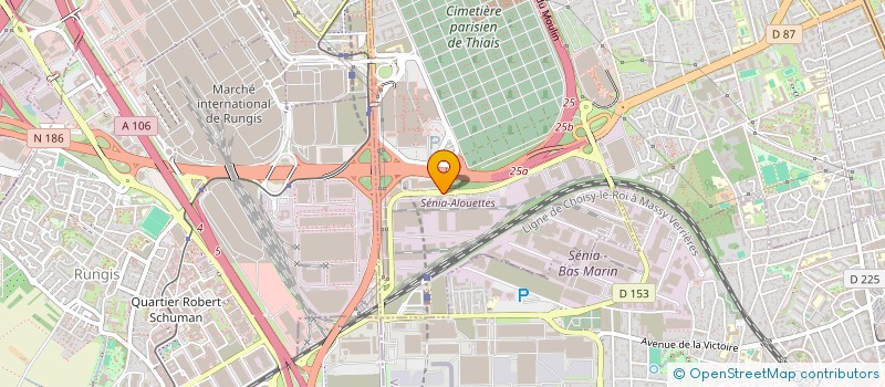 localisation de l'entreprise PIZZERIA DA FRANCO  THIAIS