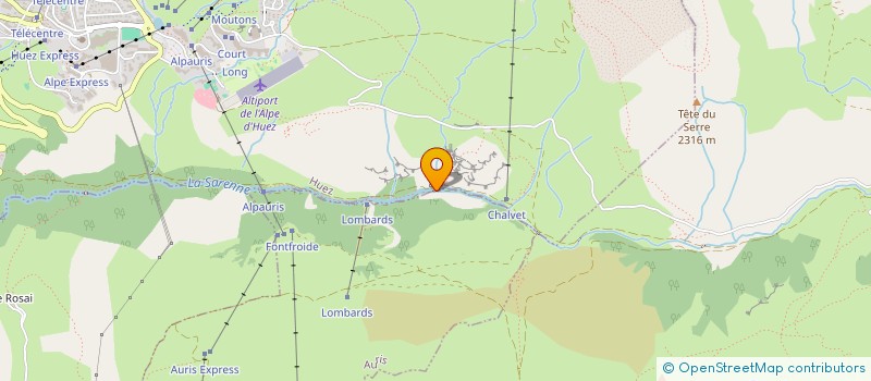 localisation de l'entreprise PIZZERIA DE L ECLOSE  HUEZ