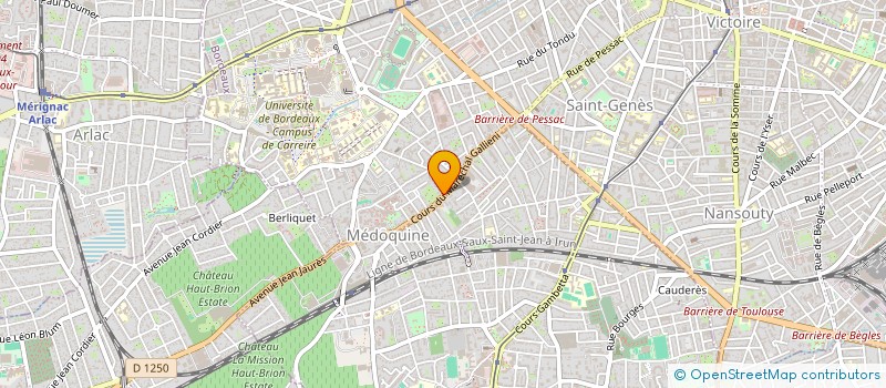 localisation de l'entreprise PIZZERIA DE LA MEDOQUINE  BORDEAUX