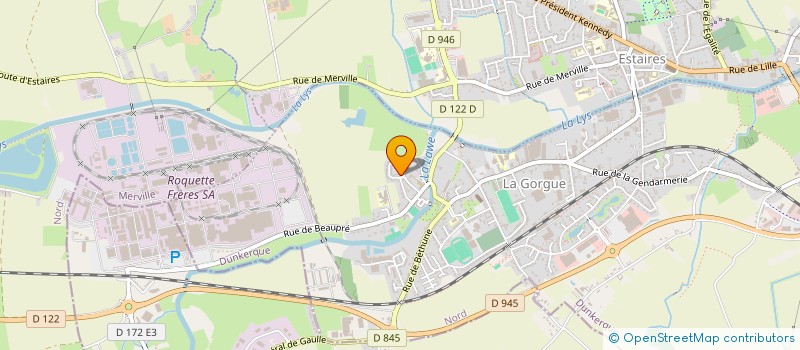 localisation de l'entreprise PIZZERIA DE LA NONNA 2  ESTAIRES