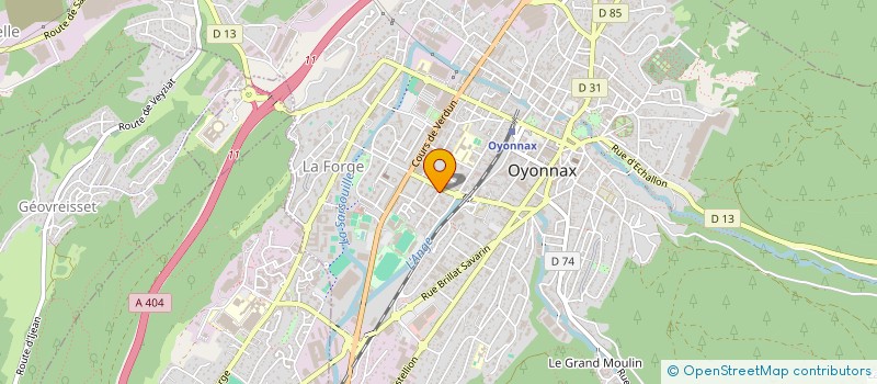 localisation de l'entreprise PIZZERIA DE LA PLAINE à OYONNAX