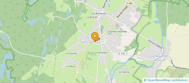 localisation de l'entreprise PIZZERIA DE LA SALINE  BOUHANS-LES-LURE