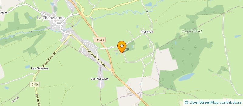 localisation de l'entreprise PIZZERIA DE LA TOQUE  HURIEL