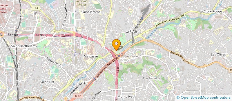 localisation de l'entreprise PIZZERIA DELLA ROSA à MARSEILLE