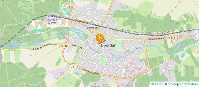 localisation de l'entreprise PIZZERIA DU CHATEAU à DOURDAN