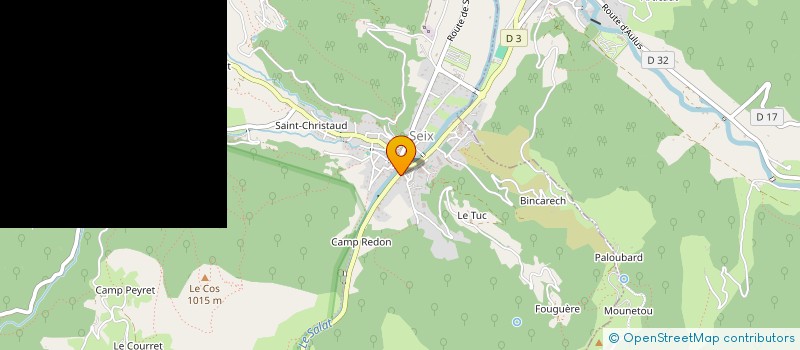 localisation de l'entreprise PIZZERIA DU HAUT SALAT à SEIX