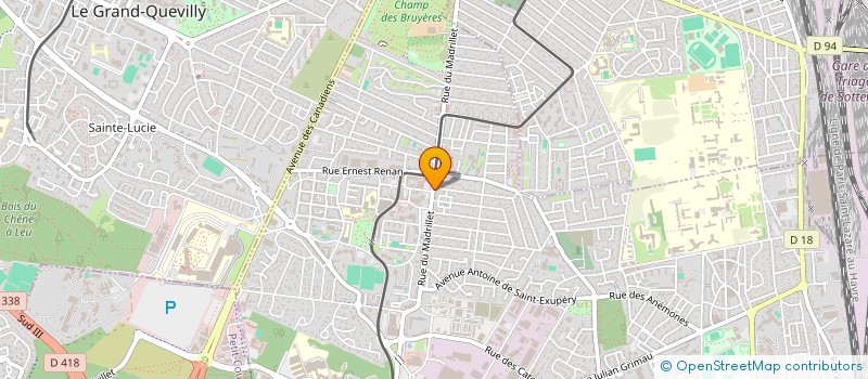 localisation de l'entreprise PIZZERIA DU MADRILLET SARL à SAINT-ETIENNE-DU-ROUVRAY