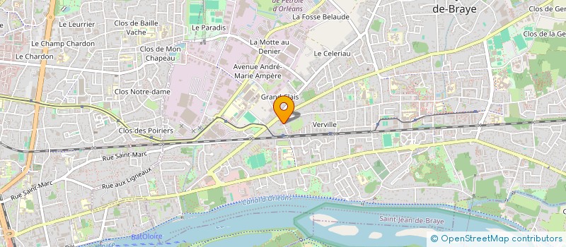 localisation de l'entreprise PIZZERIA DU PONT BORDEAU à SAINT-JEAN-DE-BRAYE