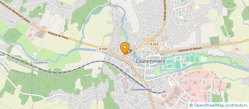 localisation de l'entreprise PIZZERIA DU ROND POINT à COULOMMIERS