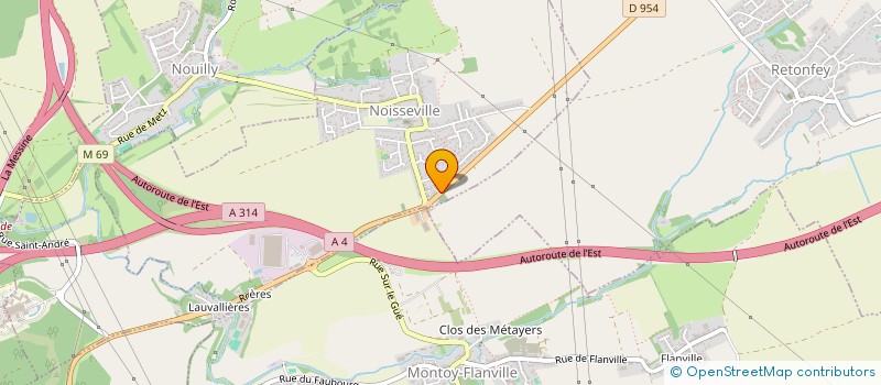 localisation de l'entreprise PIZZERIA F1  NOISSEVILLE