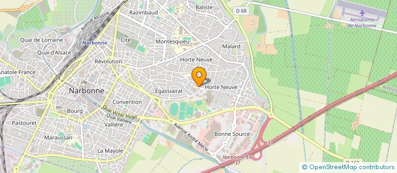 localisation de l'entreprise PIZZERIA FASCIANELLA  NARBONNE