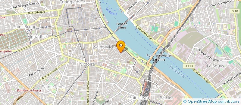 localisation de l'entreprise PIZZERIA FILIPPO  BORDEAUX