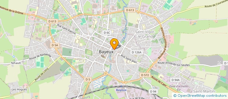 localisation de l'entreprise PIZZERIA FRED'AU à BAYEUX