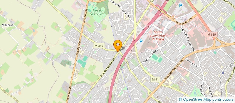 localisation de l'entreprise PIZZERIA IL MONDO  RONCQ