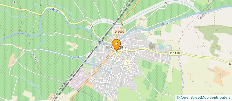 localisation de l'entreprise PIZZERIA LA GONDOLE  COURSAN