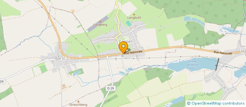 localisation de l'entreprise PIZZERIA LA PAT'A CED  CAPPEL