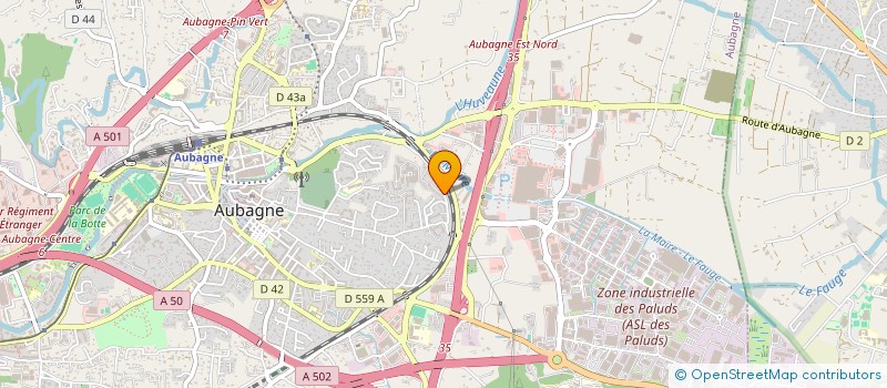 localisation de l'entreprise PIZZERIA LA PATOUNE à AUBAGNE