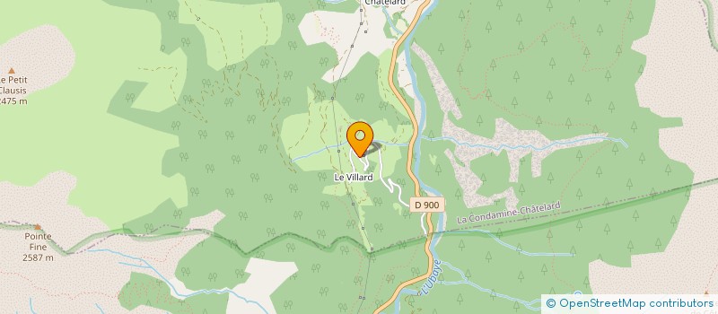 localisation de l'entreprise PIZZERIA LA RIMAYE  LA CONDAMINE CHATELARD