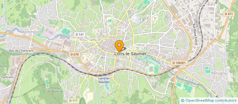 localisation de l'entreprise PIZZERIA LA ROMANA à LONS-LE-SAUNIER