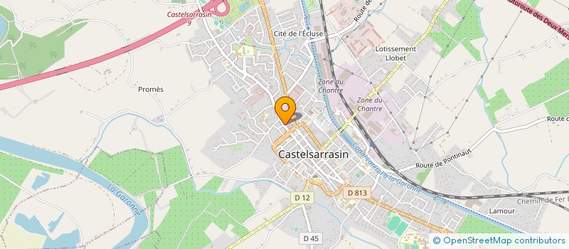 localisation de l'entreprise PIZZERIA LA TOSCANE à CASTELSARRASIN