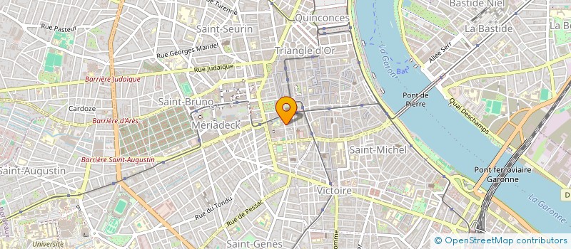 localisation de l'entreprise PIZZERIA LE CIAO à BORDEAUX