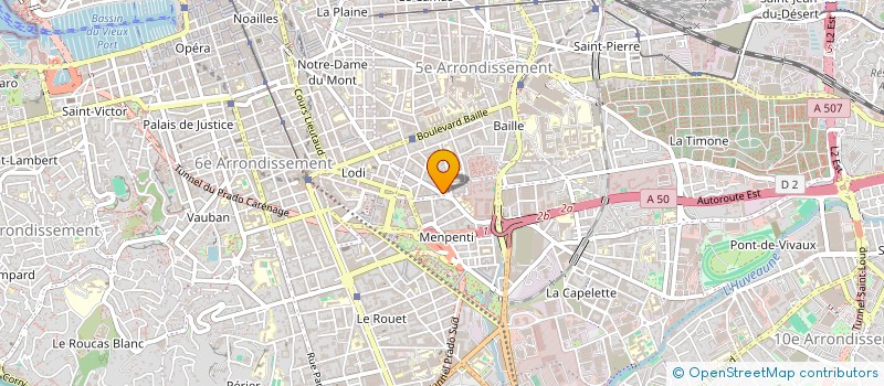localisation de l'entreprise PIZZERIA LE JASMIN à MARSEILLE