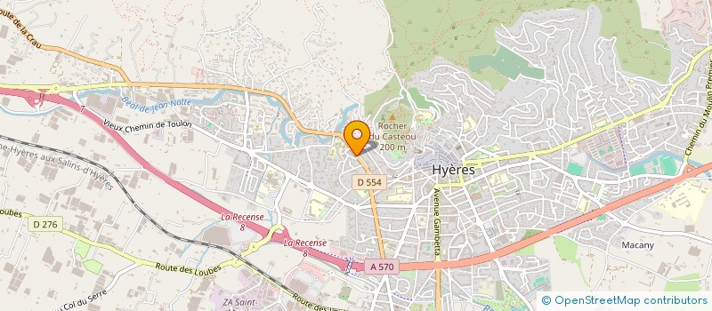 localisation de l'entreprise PIZZERIA LE VENEZIA à HYERES